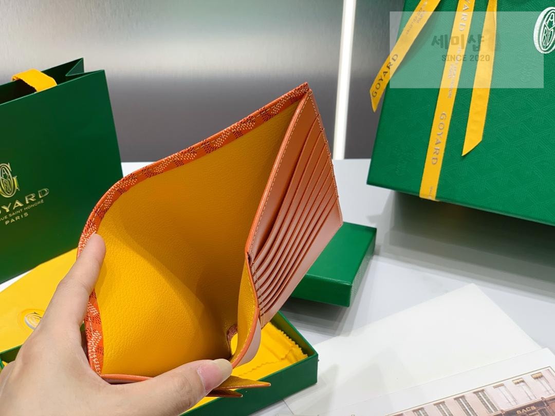 G O Y A R D Goyard Bi Fold Long Wallet 오렌지 지갑 7번 이미지