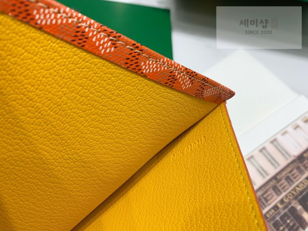 G O Y A R D Goyard Bi Fold Long Wallet 오렌지 지갑 8번 이미지