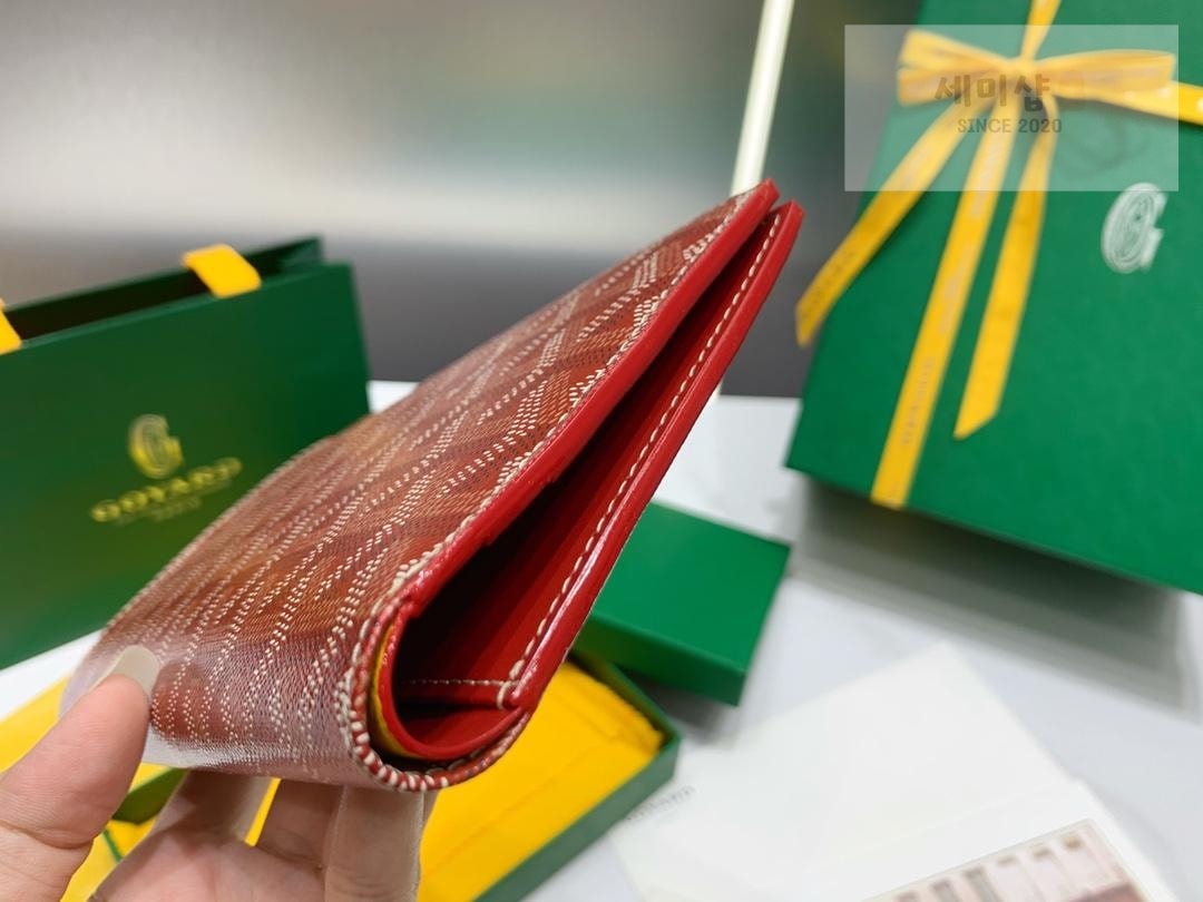 G O Y A R D Goyard Bi Fold Long Wallet 오렌지 지갑 82번 이미지