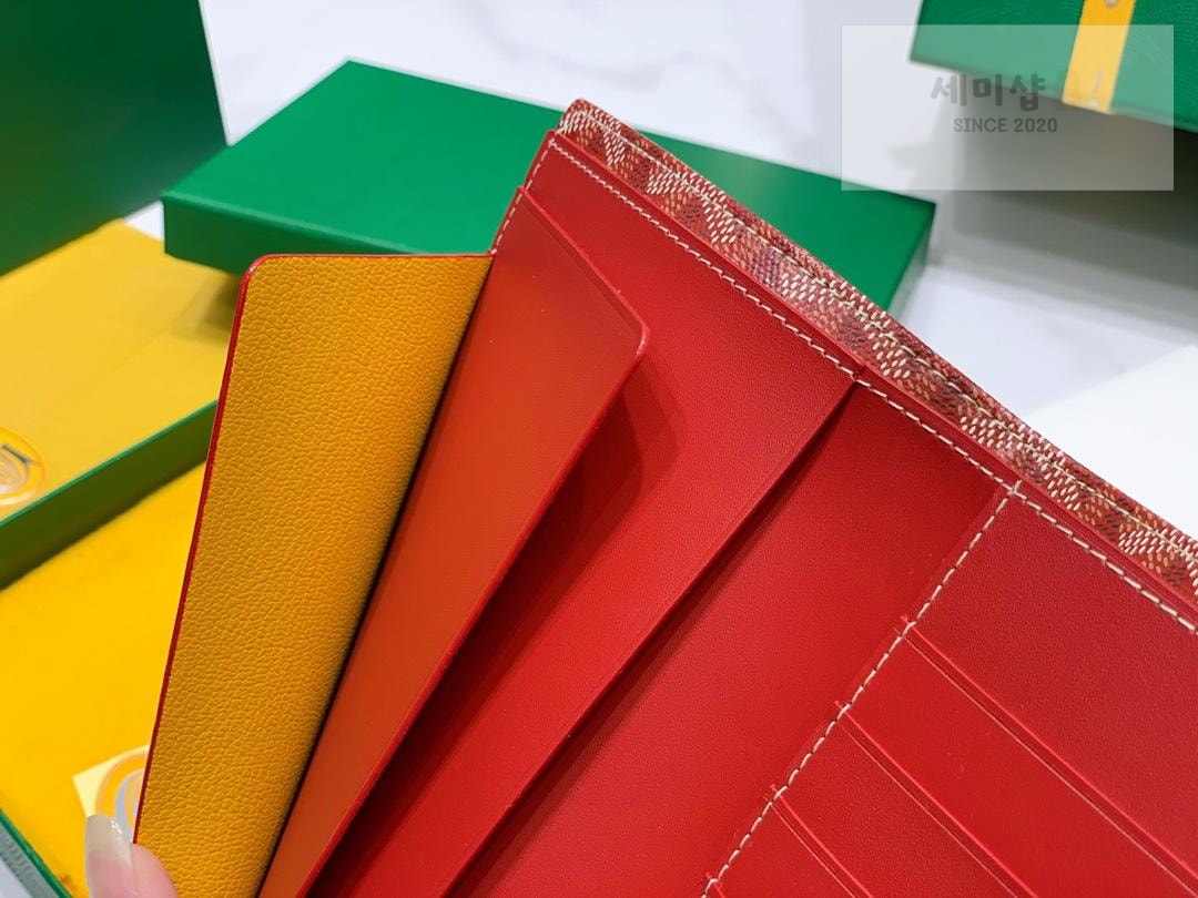 G O Y A R D Goyard Bi Fold Long Wallet 오렌지 지갑 25번 이미지