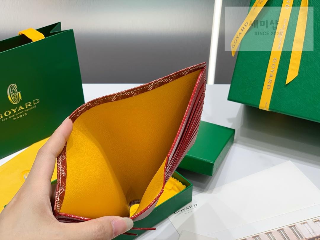 G O Y A R D Goyard Bi Fold Long Wallet 오렌지 지갑 26번 이미지