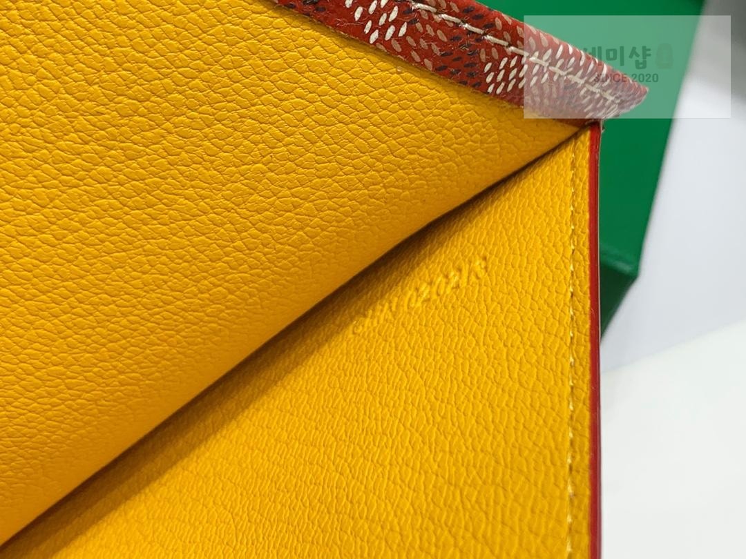 G O Y A R D Goyard Bi Fold Long Wallet 오렌지 지갑 27번 이미지