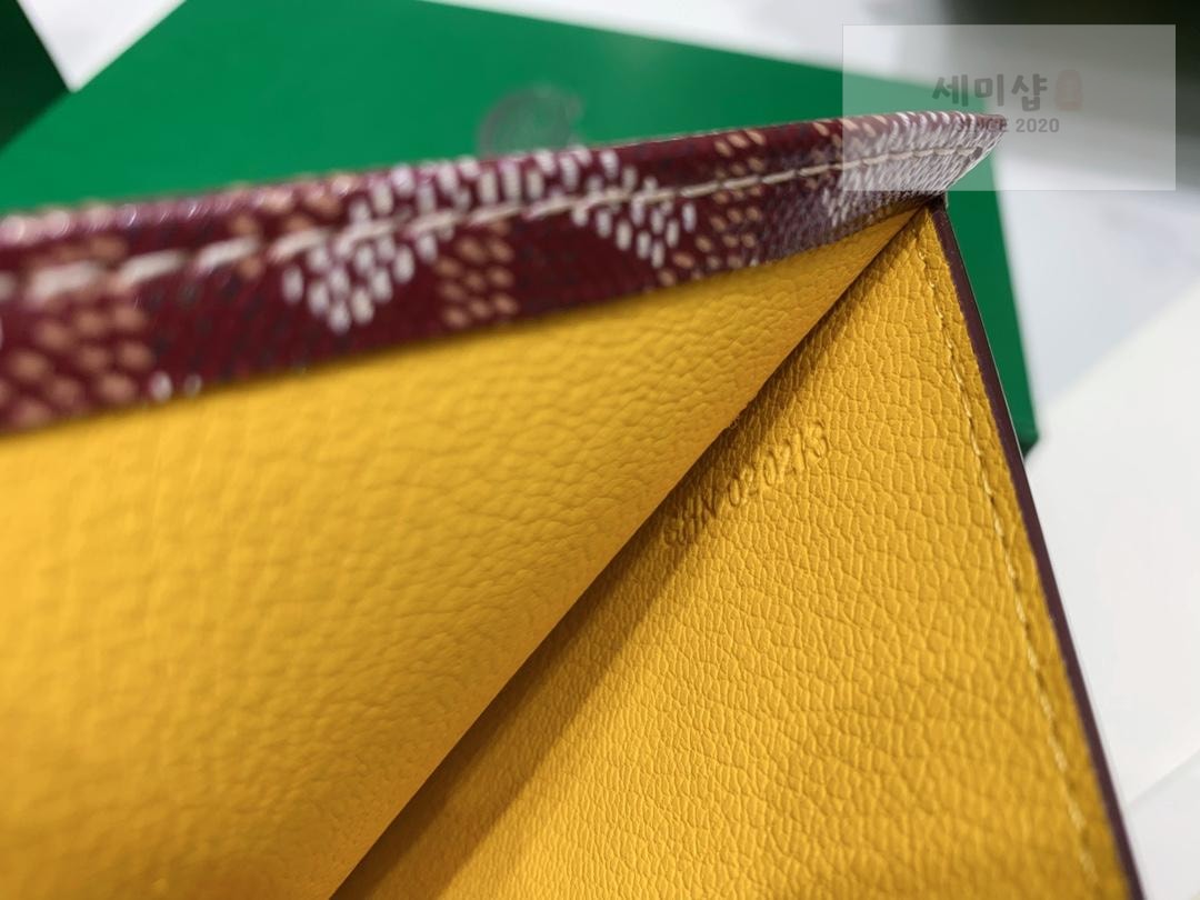 G O Y A R D Goyard Bi Fold Long Wallet 오렌지 지갑 42번 이미지