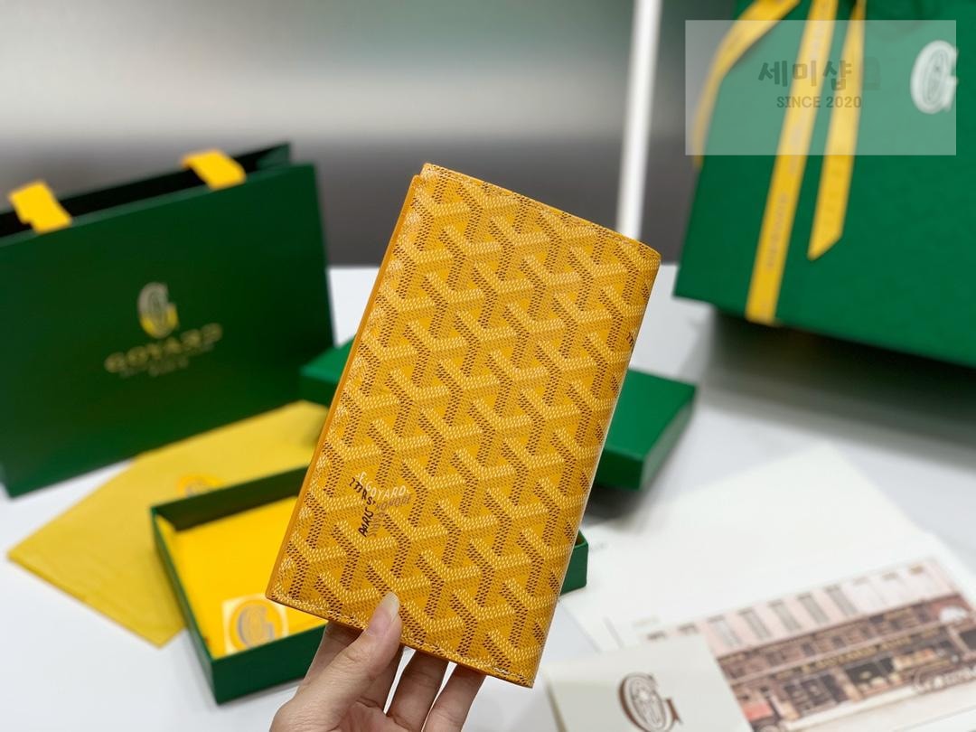G O Y A R D Goyard Bi Fold Long Wallet 오렌지 지갑 51번 이미지