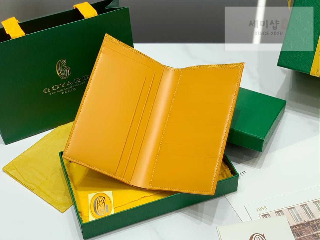 G O Y A R D Goyard Bi Fold Long Wallet 오렌지 지갑 53번 이미지