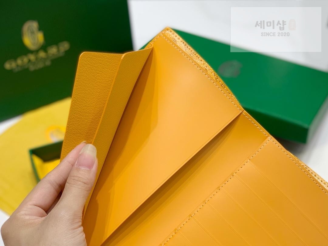 G O Y A R D Goyard Bi Fold Long Wallet 오렌지 지갑 54번 이미지