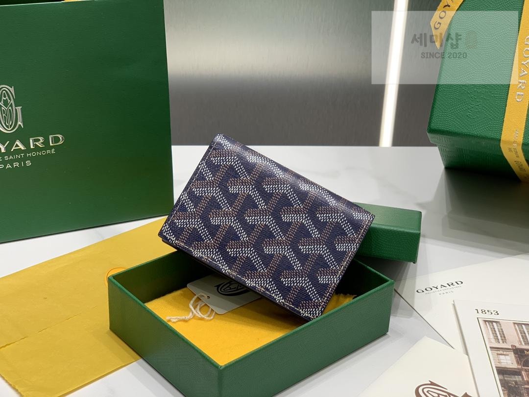 G O Y A R D Goyard Malsherve Card Holder 네이비 지갑 2번 이미지