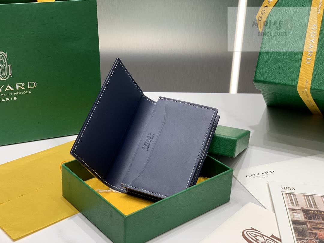 G O Y A R D Goyard Malsherve Card Holder 네이비 지갑 3번 이미지