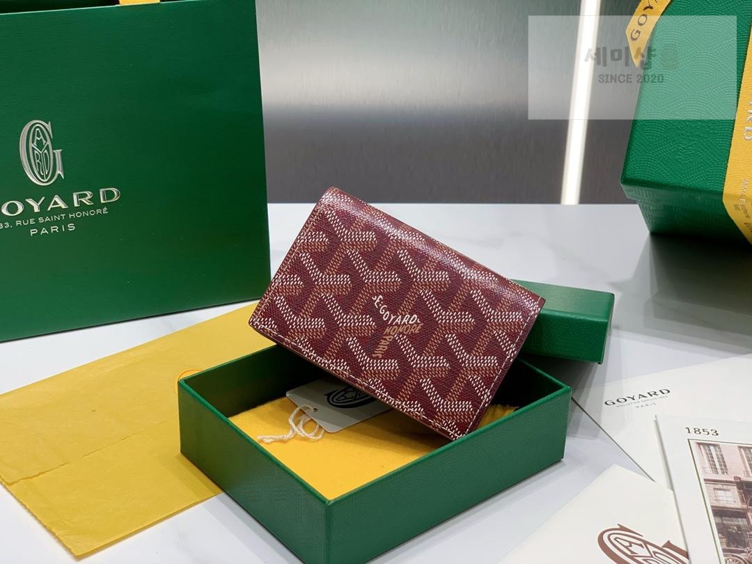 G O Y A R D Goyard Malsherve Card Holder 네이비 지갑 5번 이미지