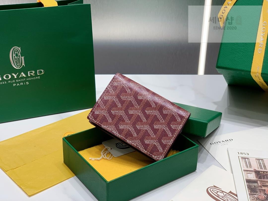G O Y A R D Goyard Malsherve Card Holder 네이비 지갑 6번 이미지