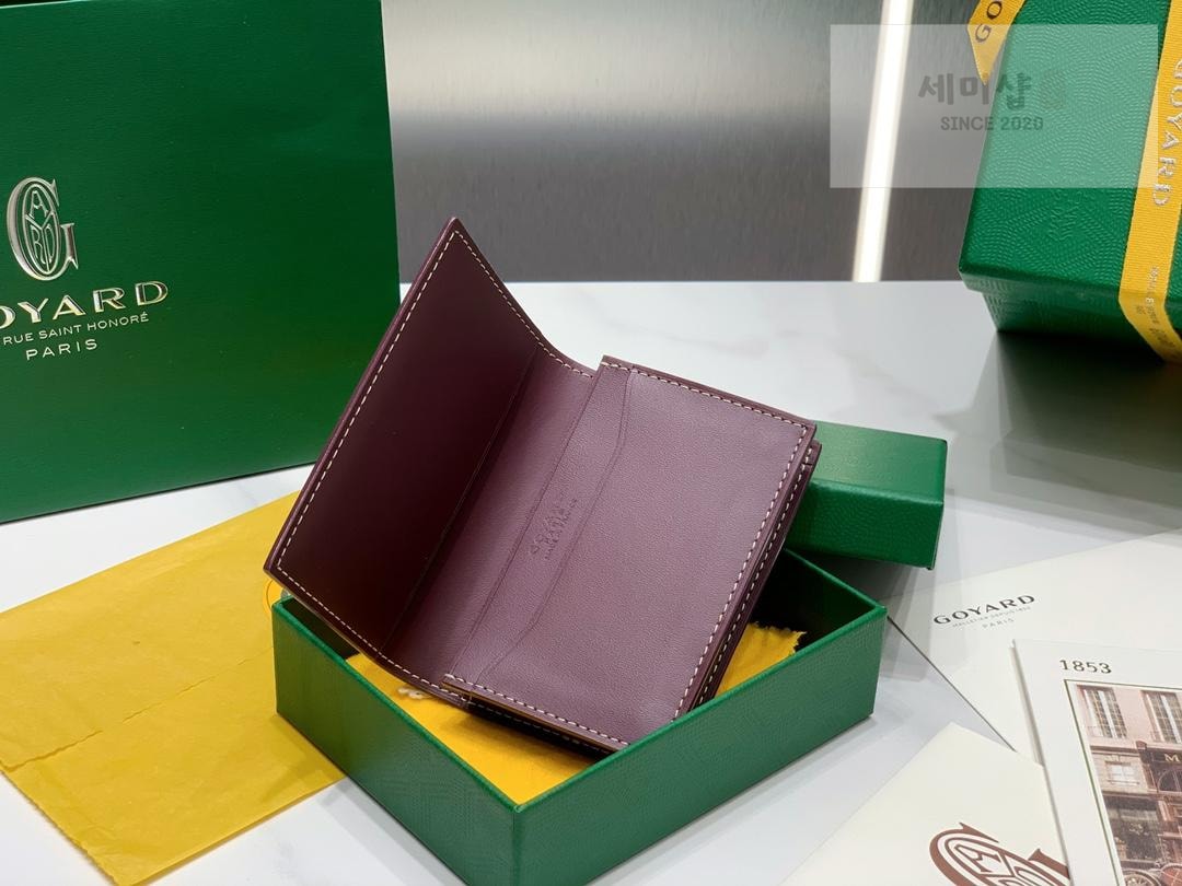 G O Y A R D Goyard Malsherve Card Holder 네이비 지갑 8번 이미지