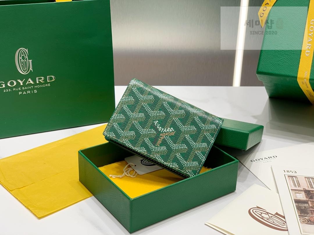G O Y A R D Goyard Malsherve Card Holder 네이비 지갑 10번 이미지