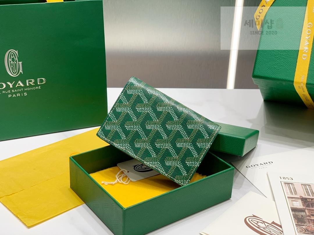 G O Y A R D Goyard Malsherve Card Holder 네이비 지갑 11번 이미지