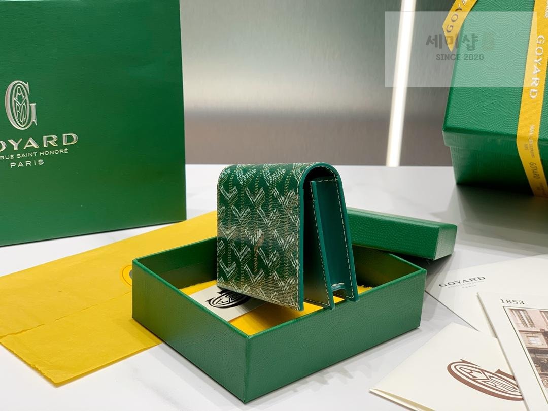 G O Y A R D Goyard Malsherve Card Holder 네이비 지갑 12번 이미지