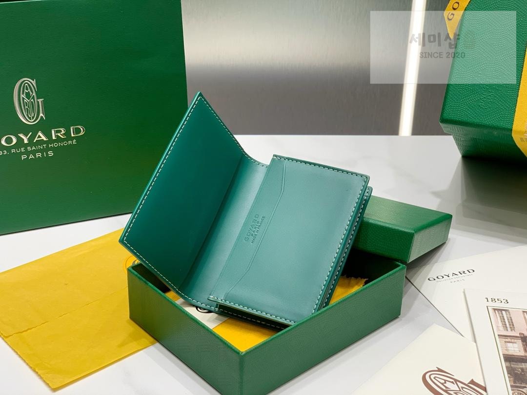 G O Y A R D Goyard Malsherve Card Holder 네이비 지갑 13번 이미지