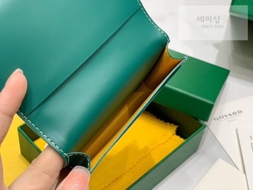 G O Y A R D Goyard Malsherve Card Holder 네이비 지갑 14번 이미지