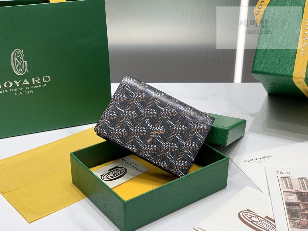 G O Y A R D Goyard Malsherve Card Holder 네이비 지갑 15번 이미지