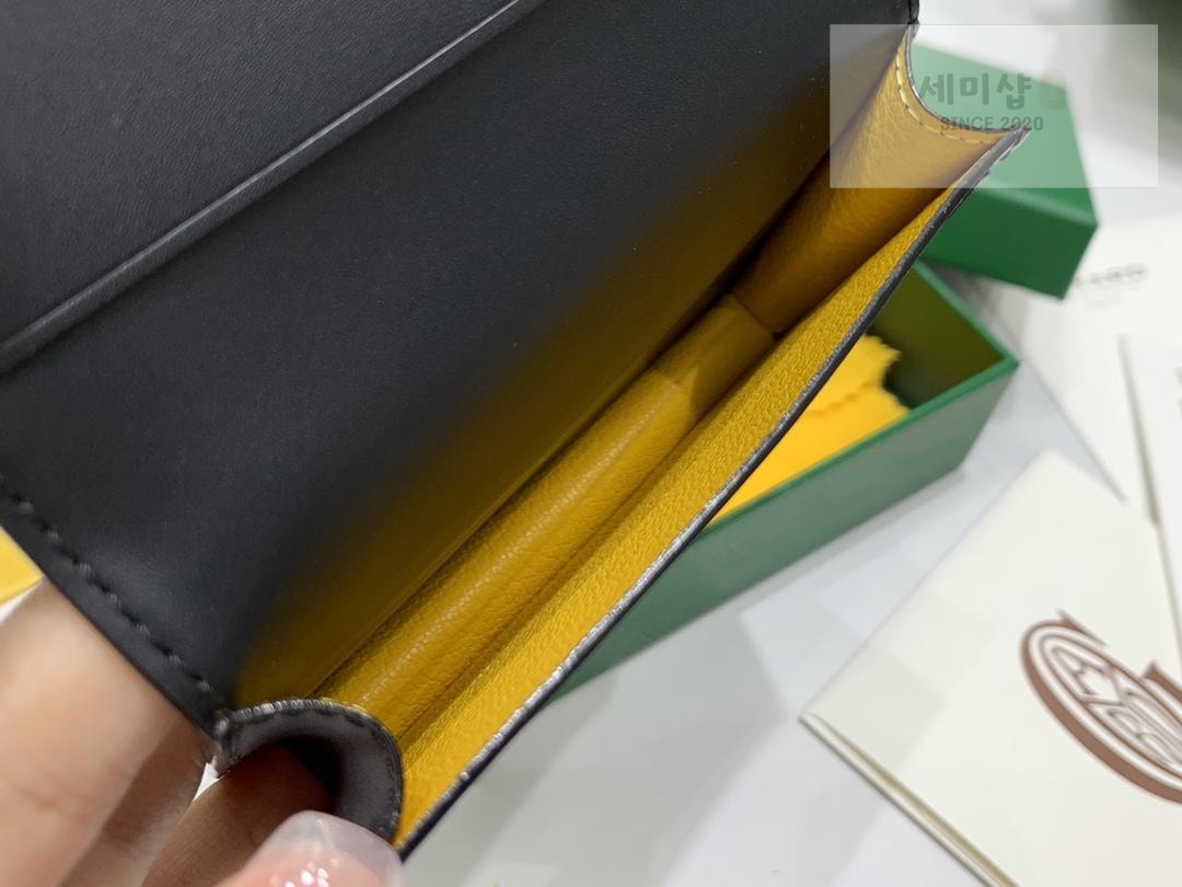 G O Y A R D Goyard Malsherve Card Holder 네이비 지갑 19번 이미지