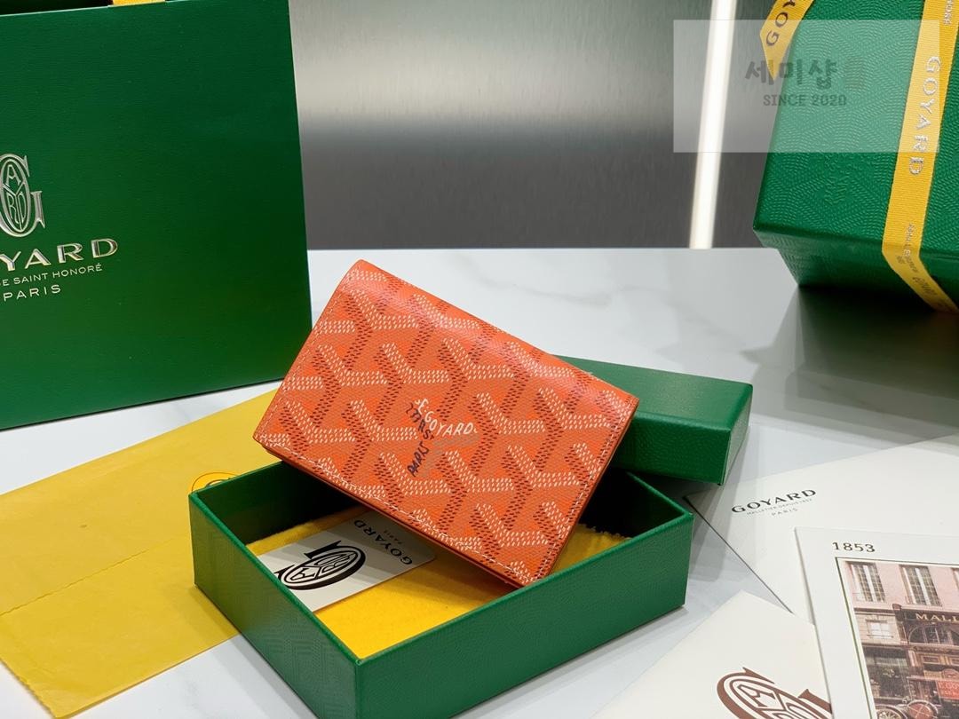 G O Y A R D Goyard Malsherve Card Holder 네이비 지갑 46번 이미지