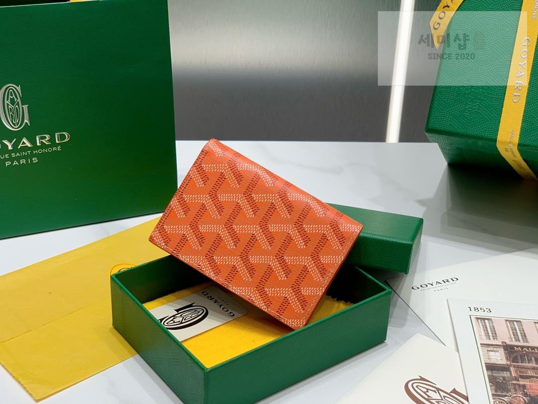 G O Y A R D Goyard Malsherve Card Holder 네이비 지갑 20번 이미지