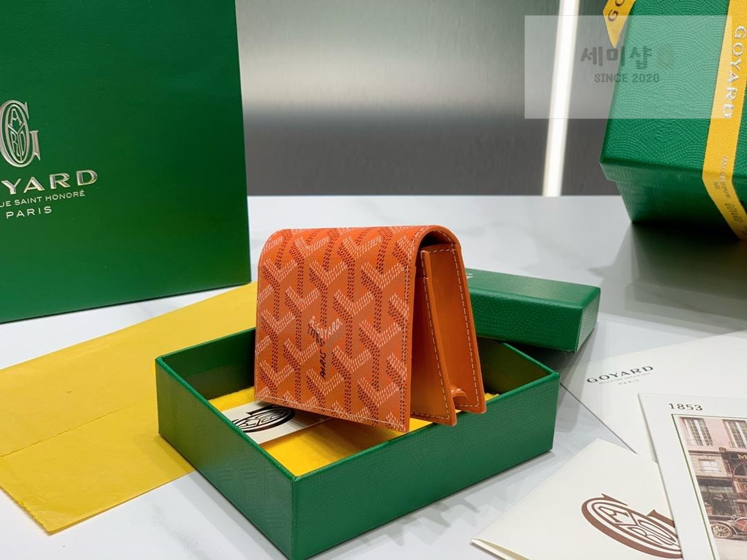G O Y A R D Goyard Malsherve Card Holder 네이비 지갑 21번 이미지