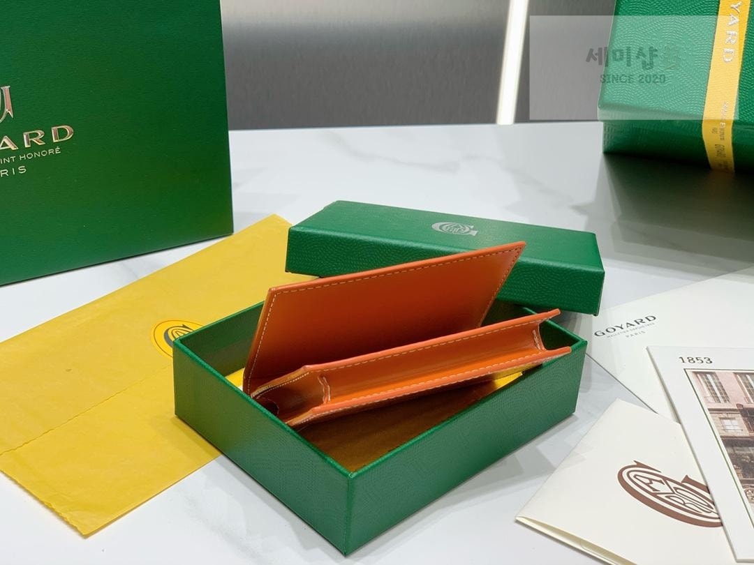 G O Y A R D Goyard Malsherve Card Holder 네이비 지갑 47번 이미지
