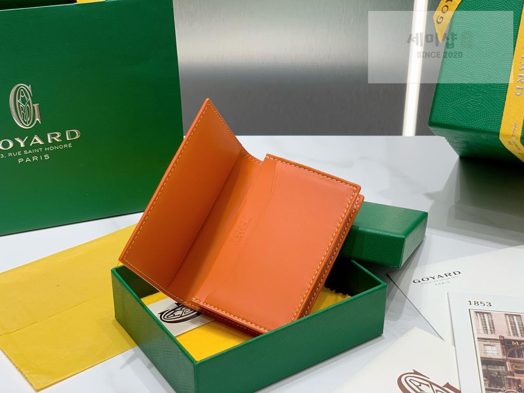 G O Y A R D Goyard Malsherve Card Holder 네이비 지갑 22번 이미지