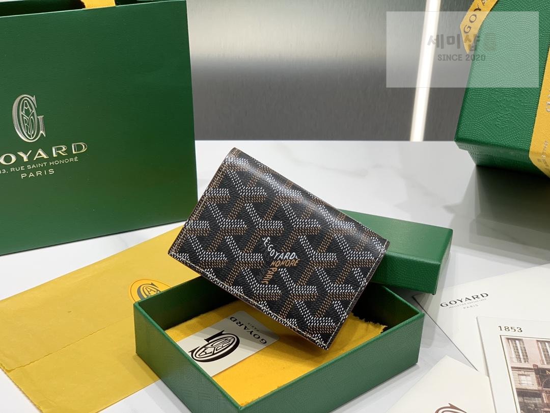 G O Y A R D Goyard Malsherve Card Holder 네이비 지갑 23번 이미지