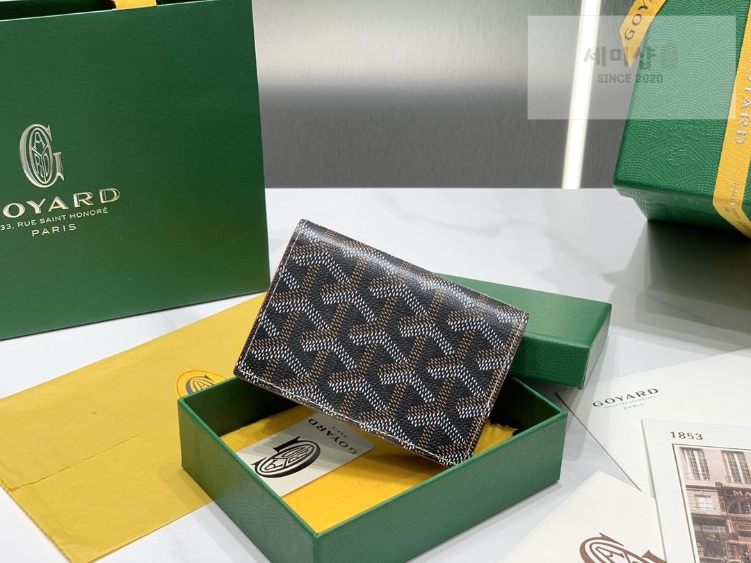 G O Y A R D Goyard Malsherve Card Holder 네이비 지갑 24번 이미지
