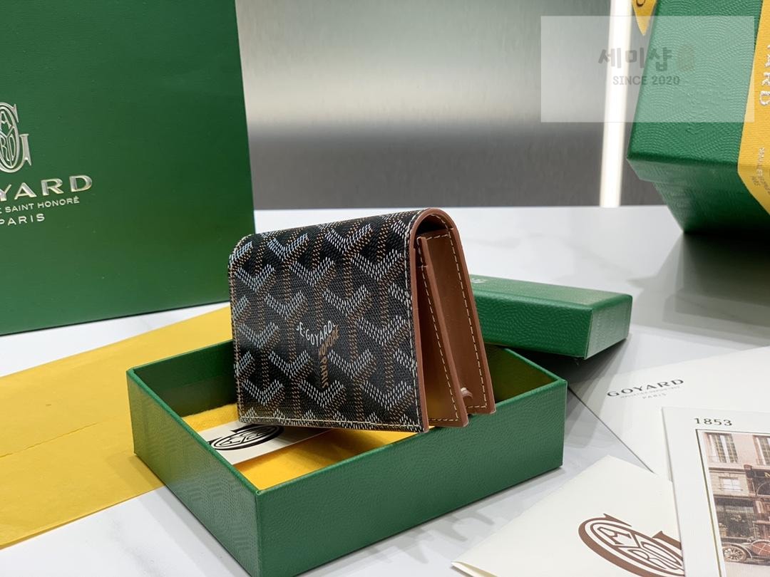 G O Y A R D Goyard Malsherve Card Holder 네이비 지갑 25번 이미지