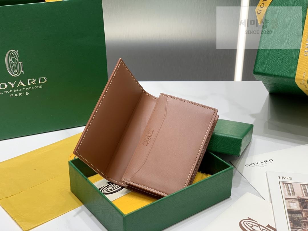 G O Y A R D Goyard Malsherve Card Holder 네이비 지갑 48번 이미지