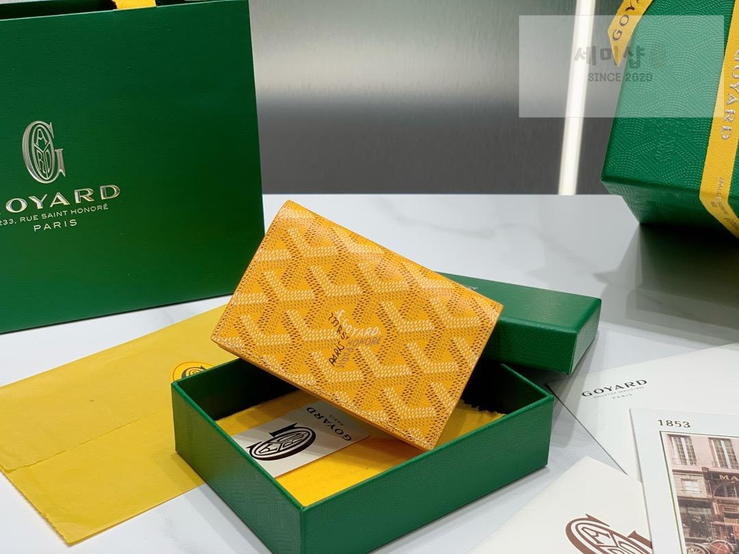 G O Y A R D Goyard Malsherve Card Holder 네이비 지갑 31번 이미지