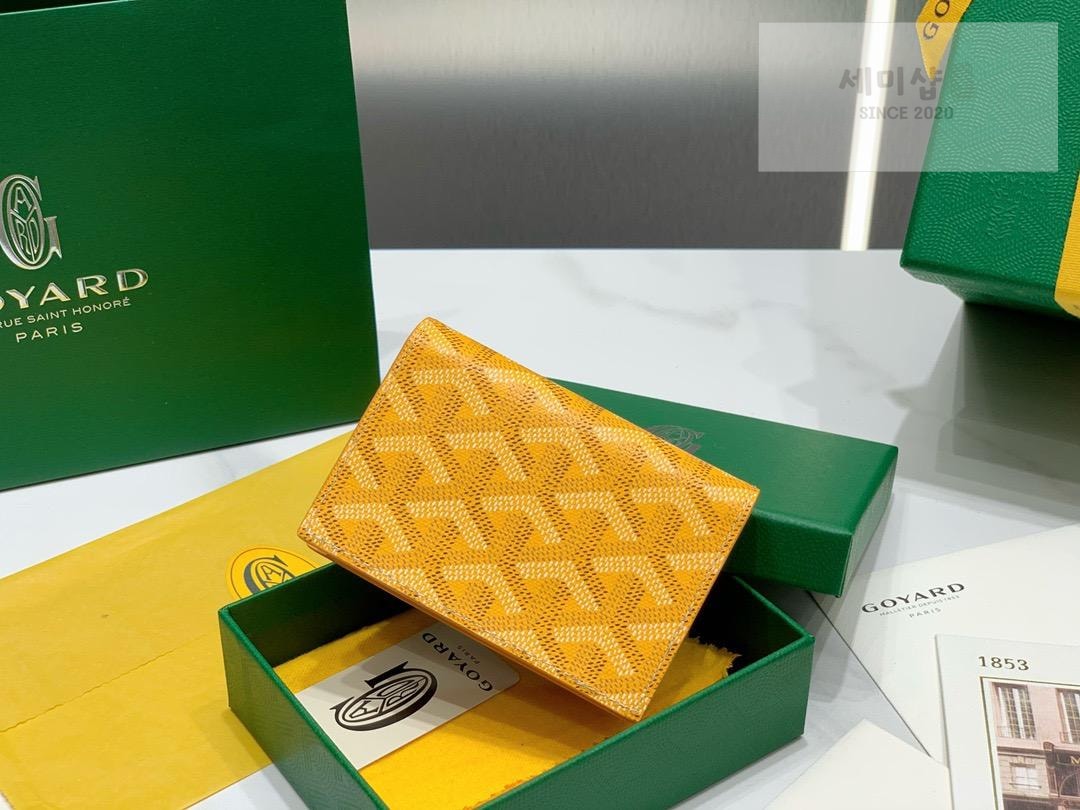 G O Y A R D Goyard Malsherve Card Holder 네이비 지갑 32번 이미지
