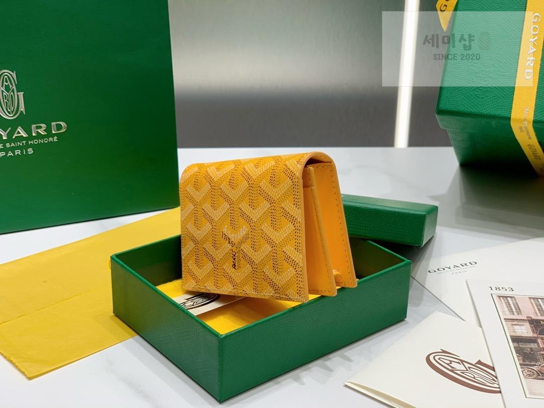 G O Y A R D Goyard Malsherve Card Holder 네이비 지갑 33번 이미지