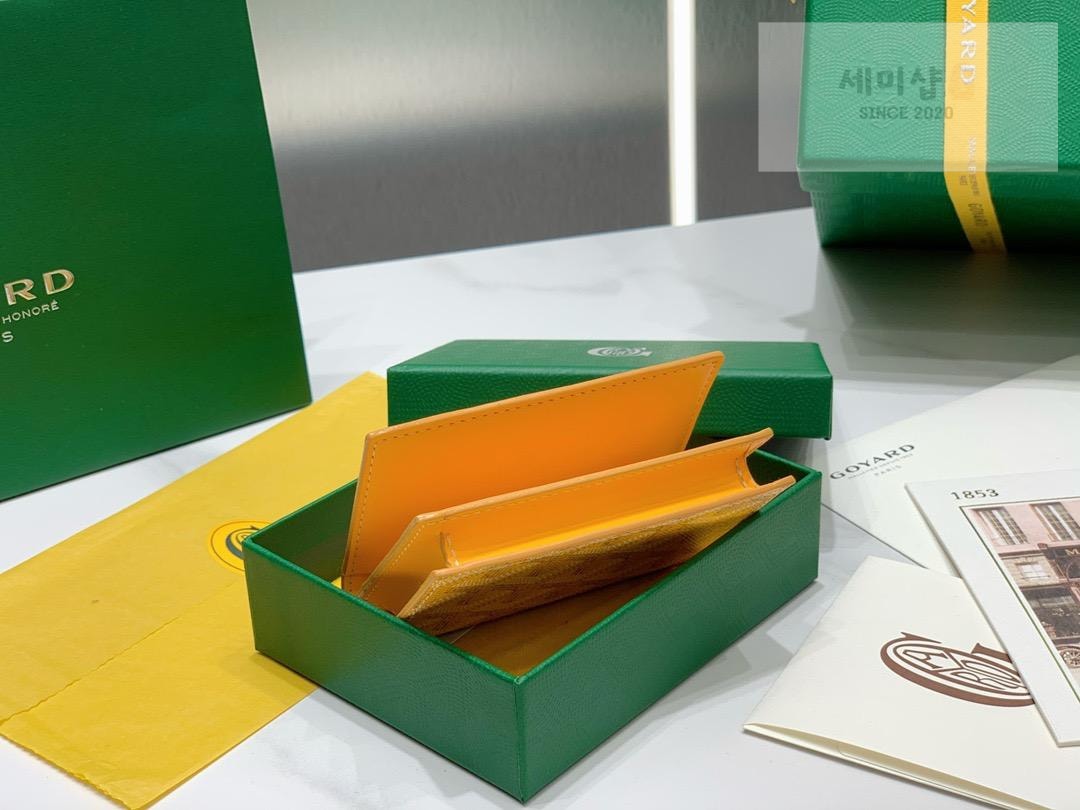 G O Y A R D Goyard Malsherve Card Holder 네이비 지갑 34번 이미지