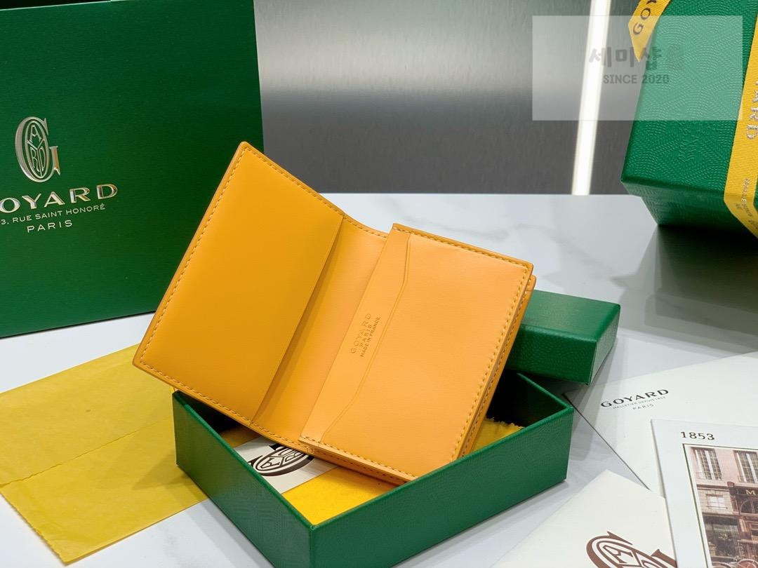 G O Y A R D Goyard Malsherve Card Holder 네이비 지갑 35번 이미지