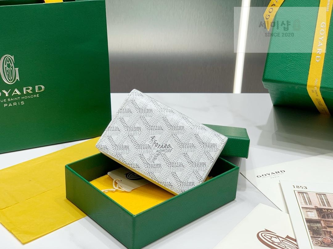 G O Y A R D Goyard Malsherve Card Holder 네이비 지갑 36번 이미지