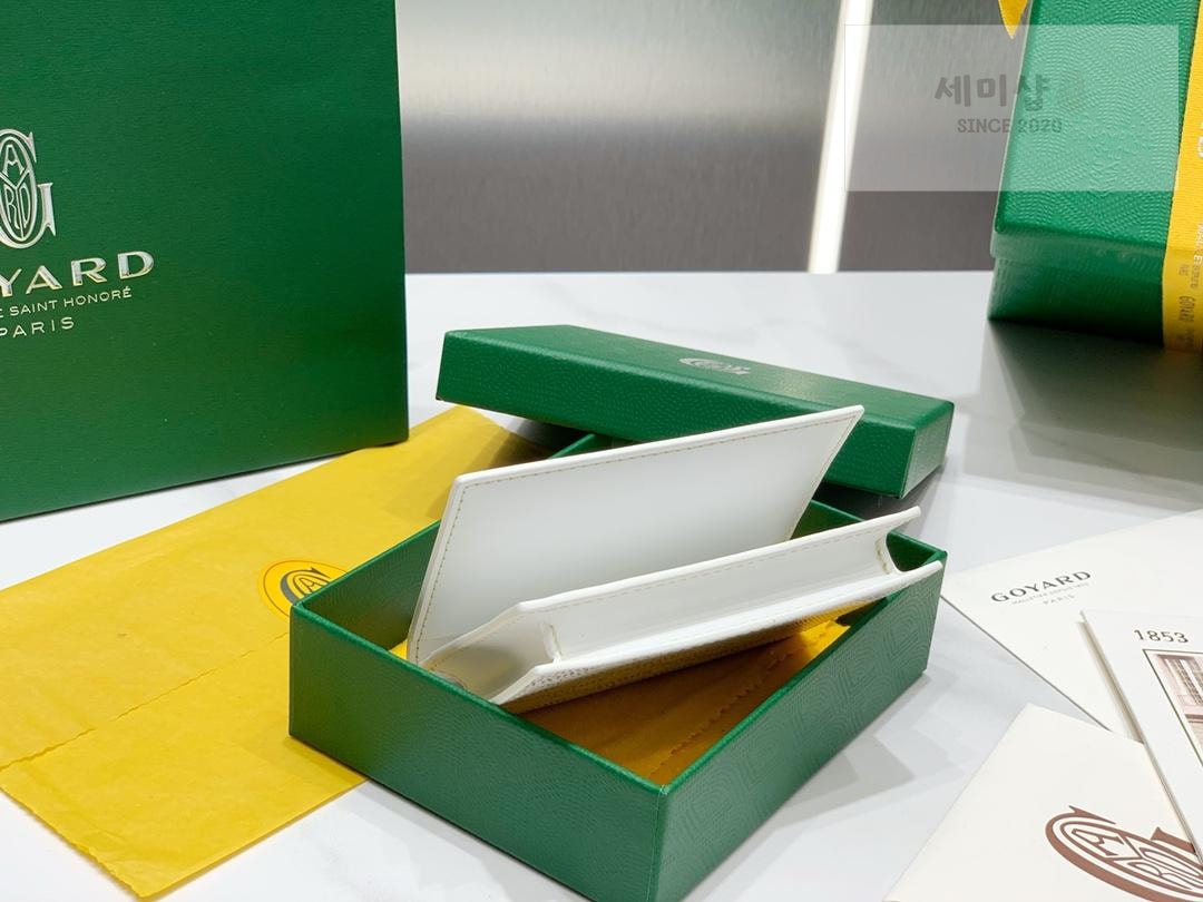 G O Y A R D Goyard Malsherve Card Holder 네이비 지갑 49번 이미지