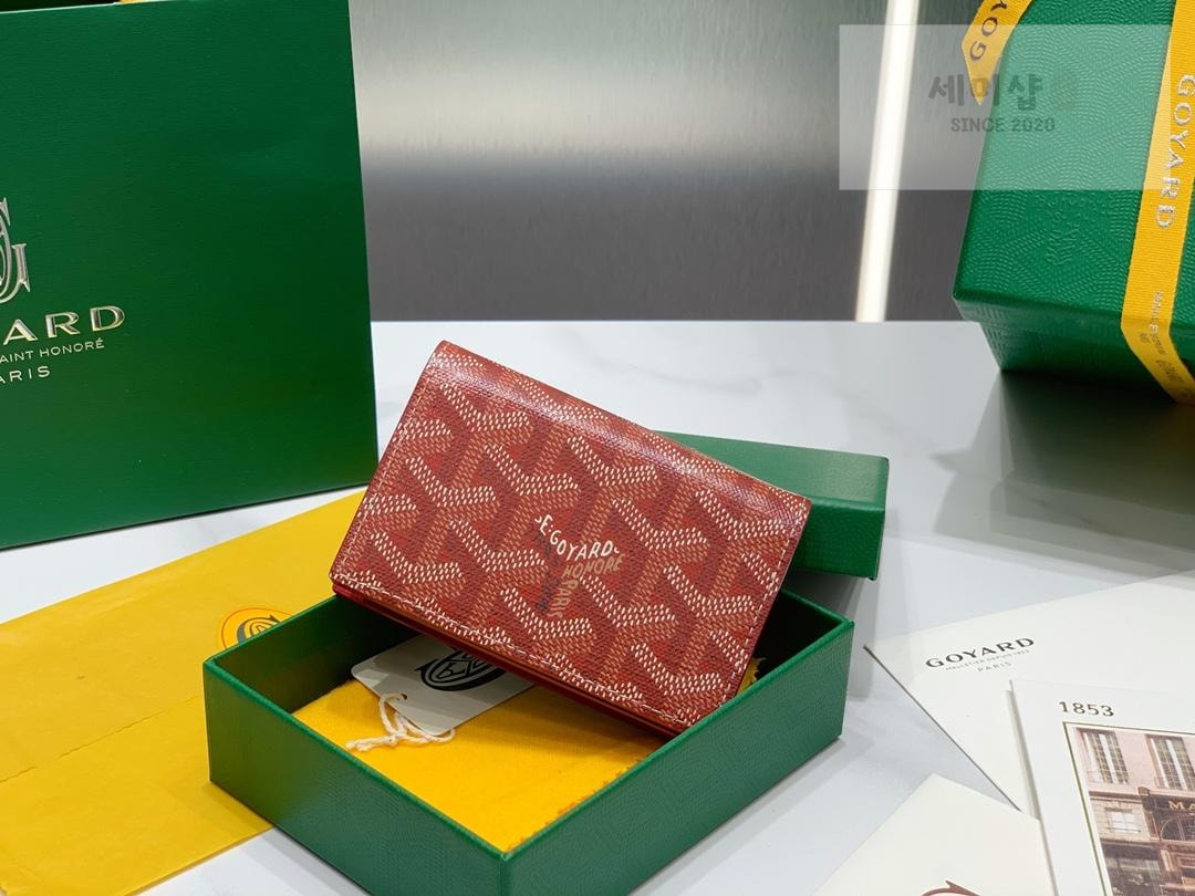 G O Y A R D Goyard Malsherve Card Holder 네이비 지갑 40번 이미지