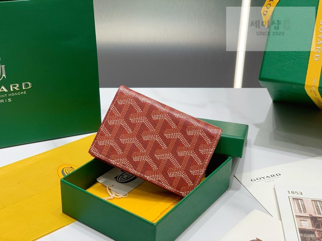 G O Y A R D Goyard Malsherve Card Holder 네이비 지갑 41번 이미지