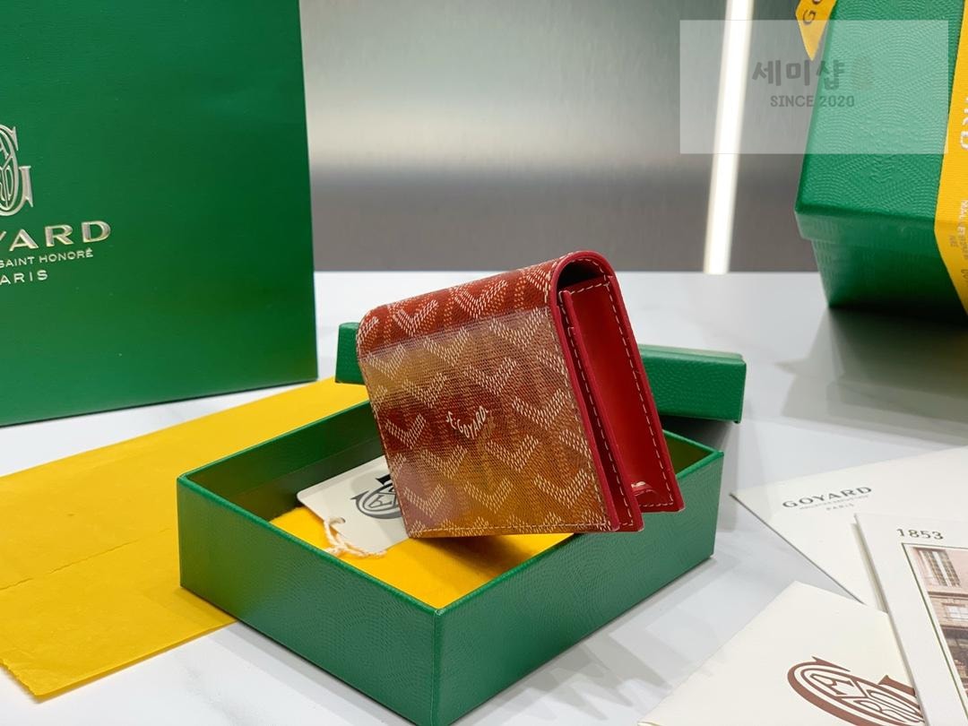 G O Y A R D Goyard Malsherve Card Holder 네이비 지갑 42번 이미지