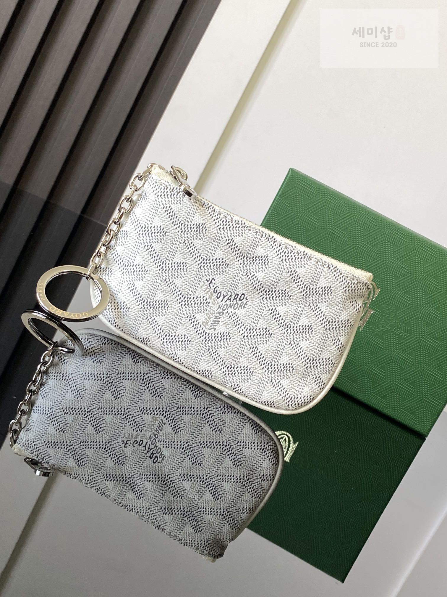 G O Y A R D Goyard Sena Nano Pouch 화이트 지갑 1번 이미지