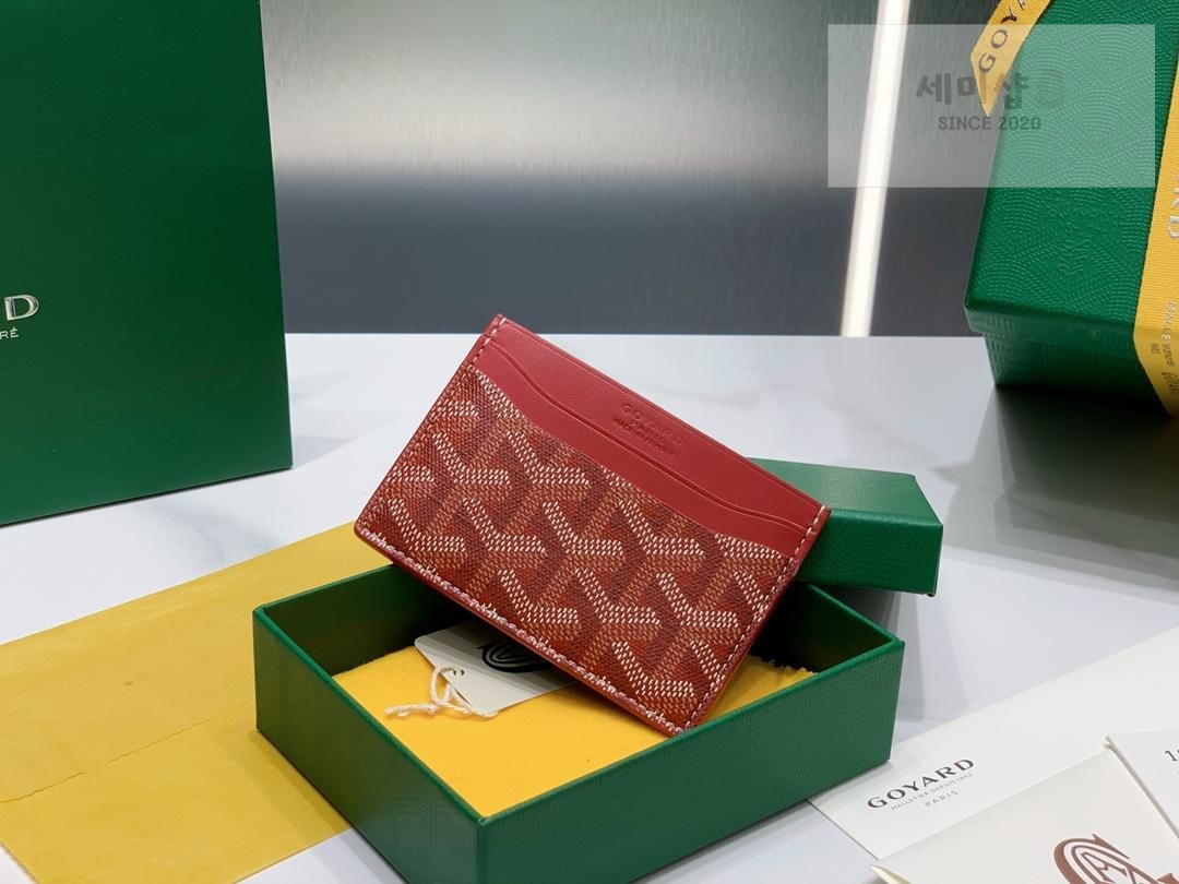 G O Y A R D Goyard Sulpice Card Holder 레드 지갑 1번 이미지