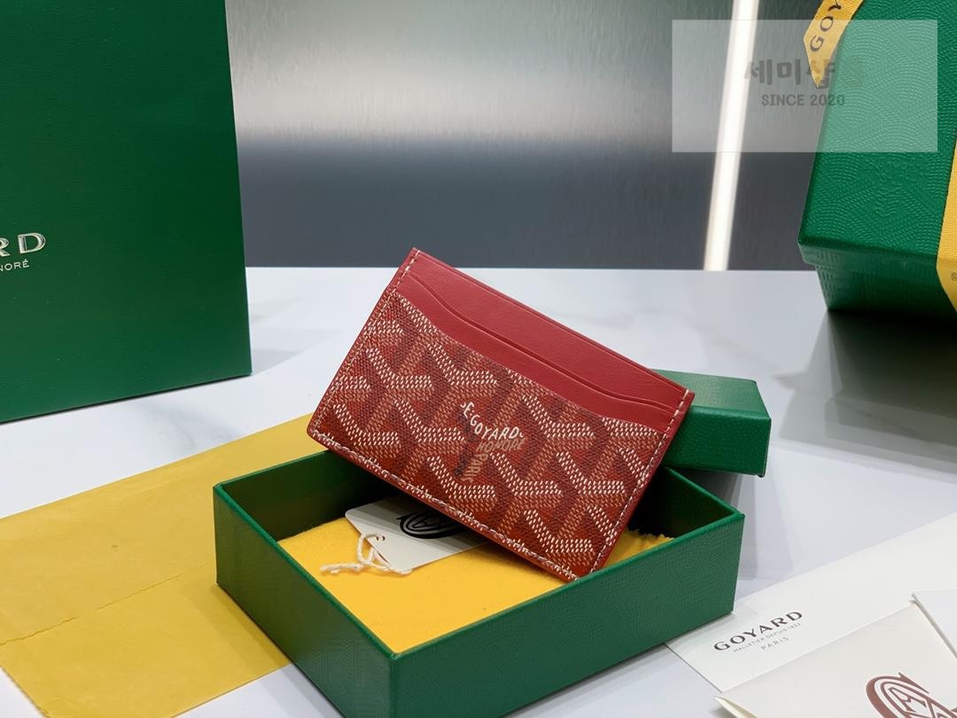 G O Y A R D Goyard Sulpice Card Holder 레드 지갑 2번 이미지