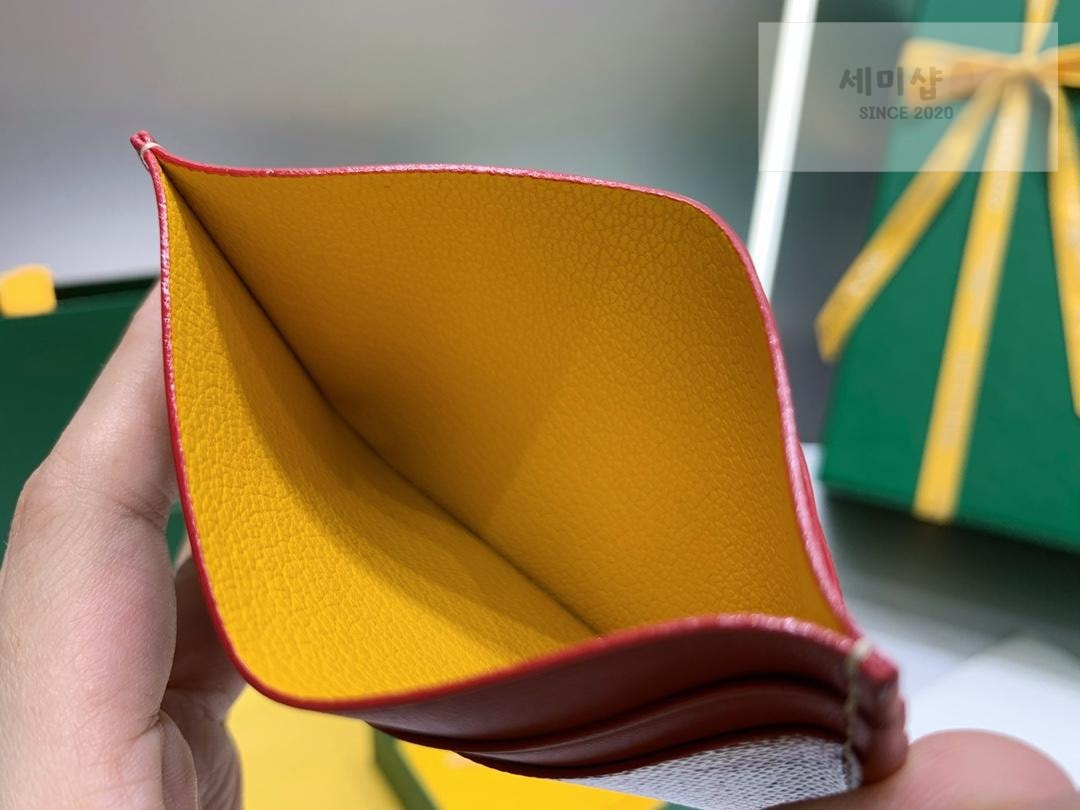 G O Y A R D Goyard Sulpice Card Holder 레드 지갑 3번 이미지