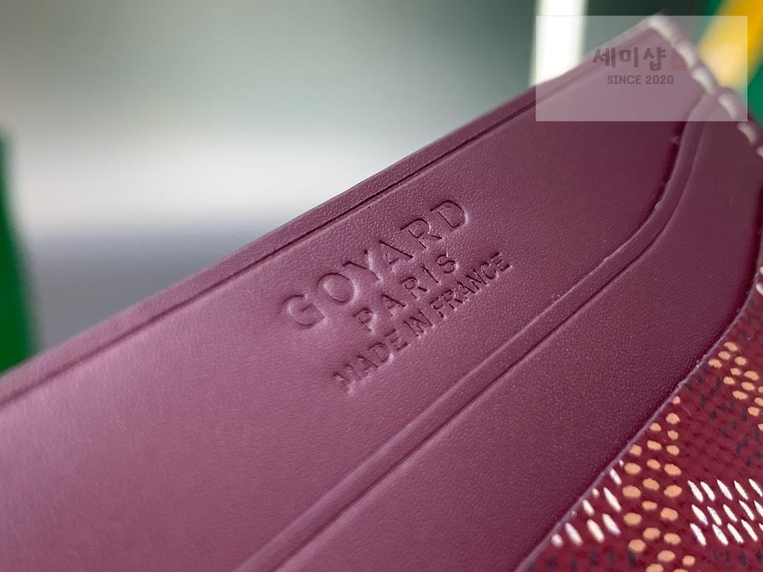 G O Y A R D Goyard Sulpice Card Holder 레드 지갑 17번 이미지
