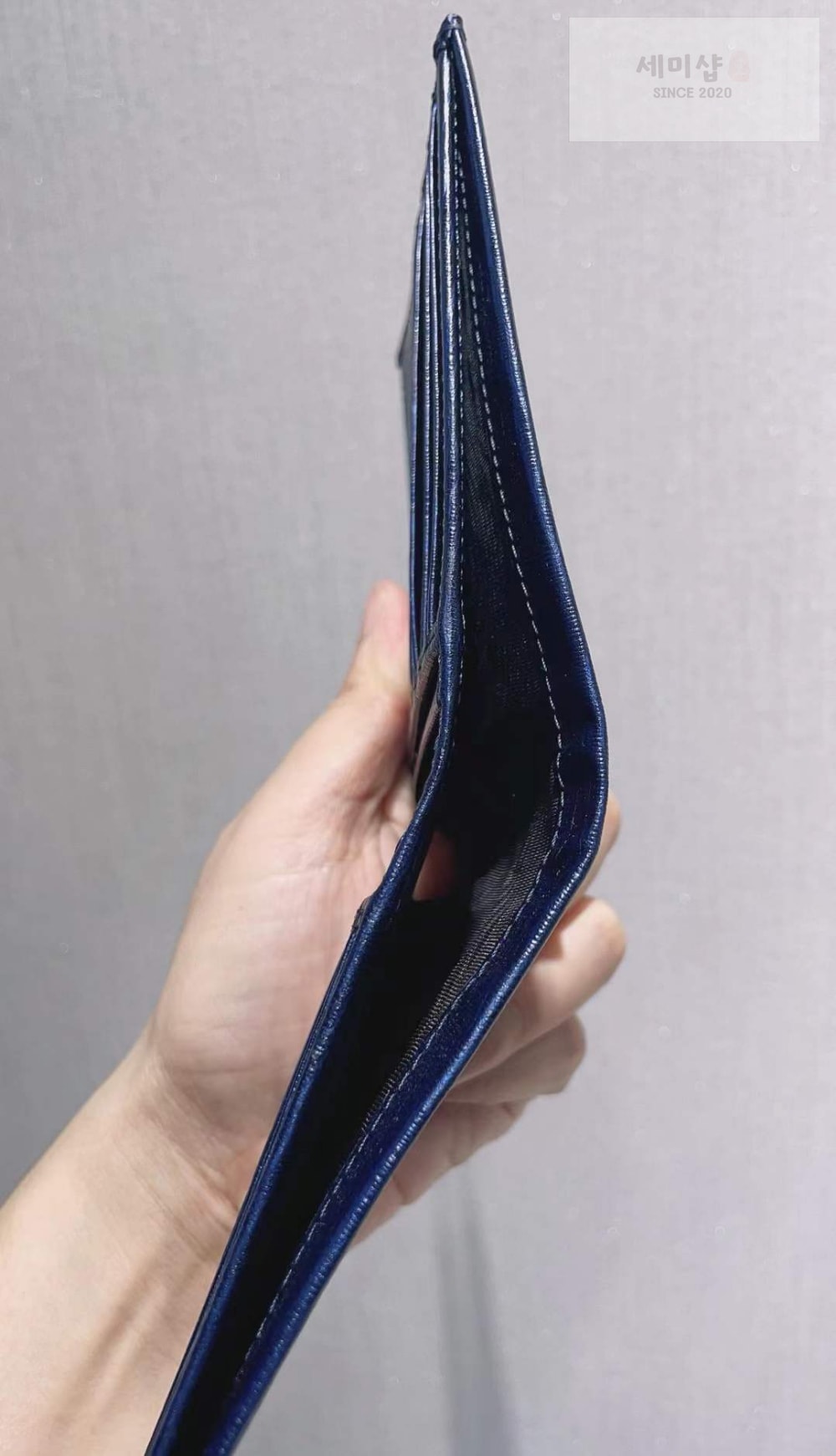 Ferragamo 페레가모 살바토레 간치니 반지갑 네이비 지갑 4번 이미지