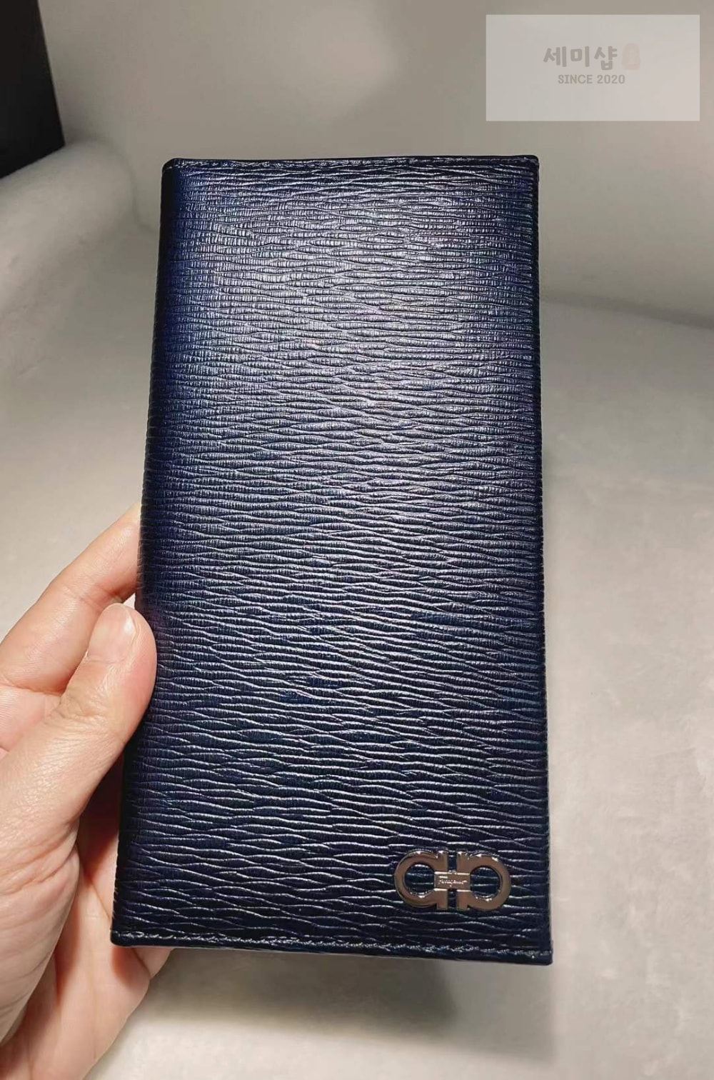 Ferragamo 페레가모 살바토레 간치니 장지갑 네이비 지갑 1번 이미지