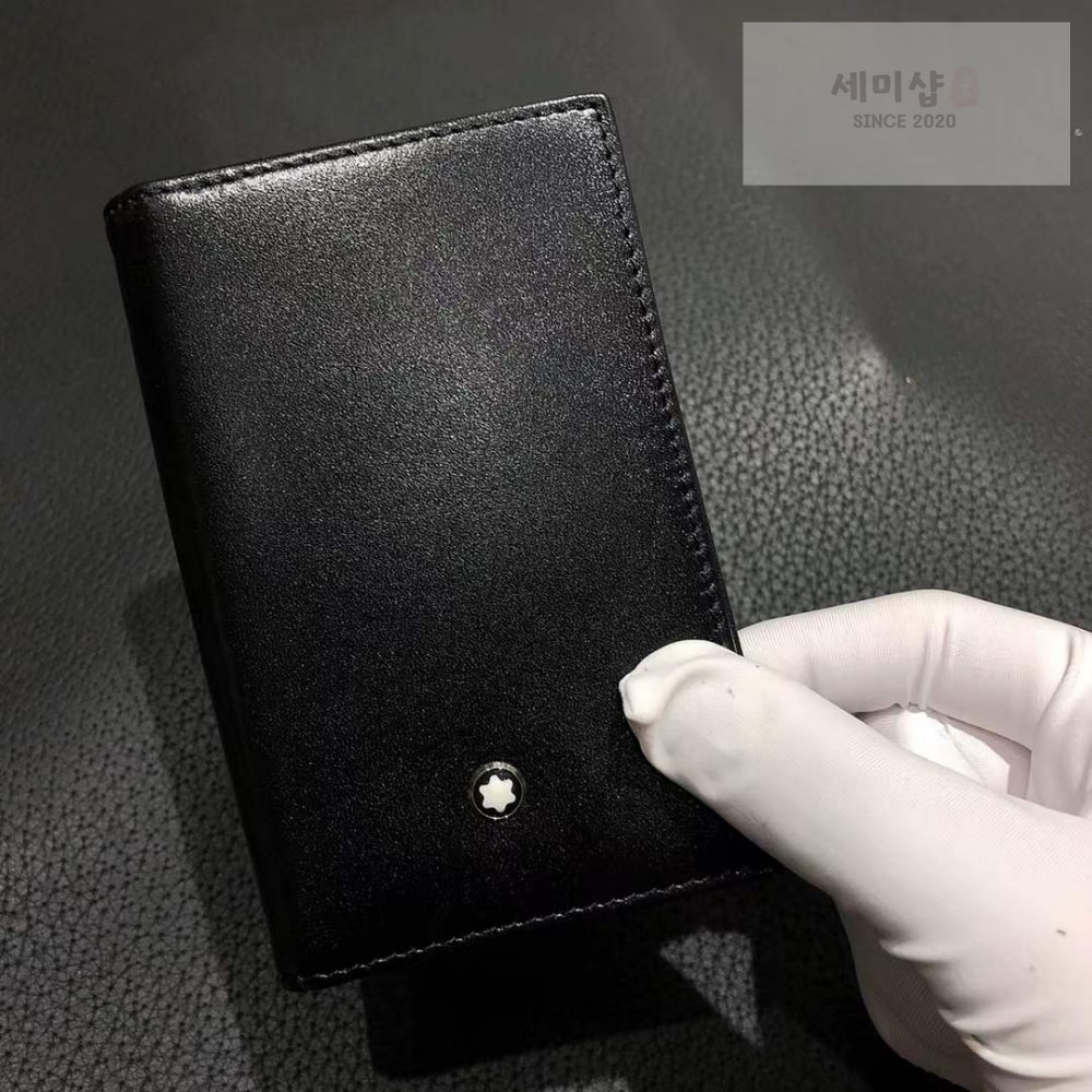 Mont  Blanc 몽블랑 마이스터스틱 포켓 오거나이저 블랙 지갑 2번 이미지