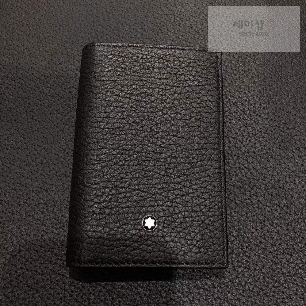 Mont  Blanc 몽블랑 트레블 월릿 6CC 블랙 지갑 1번 이미지